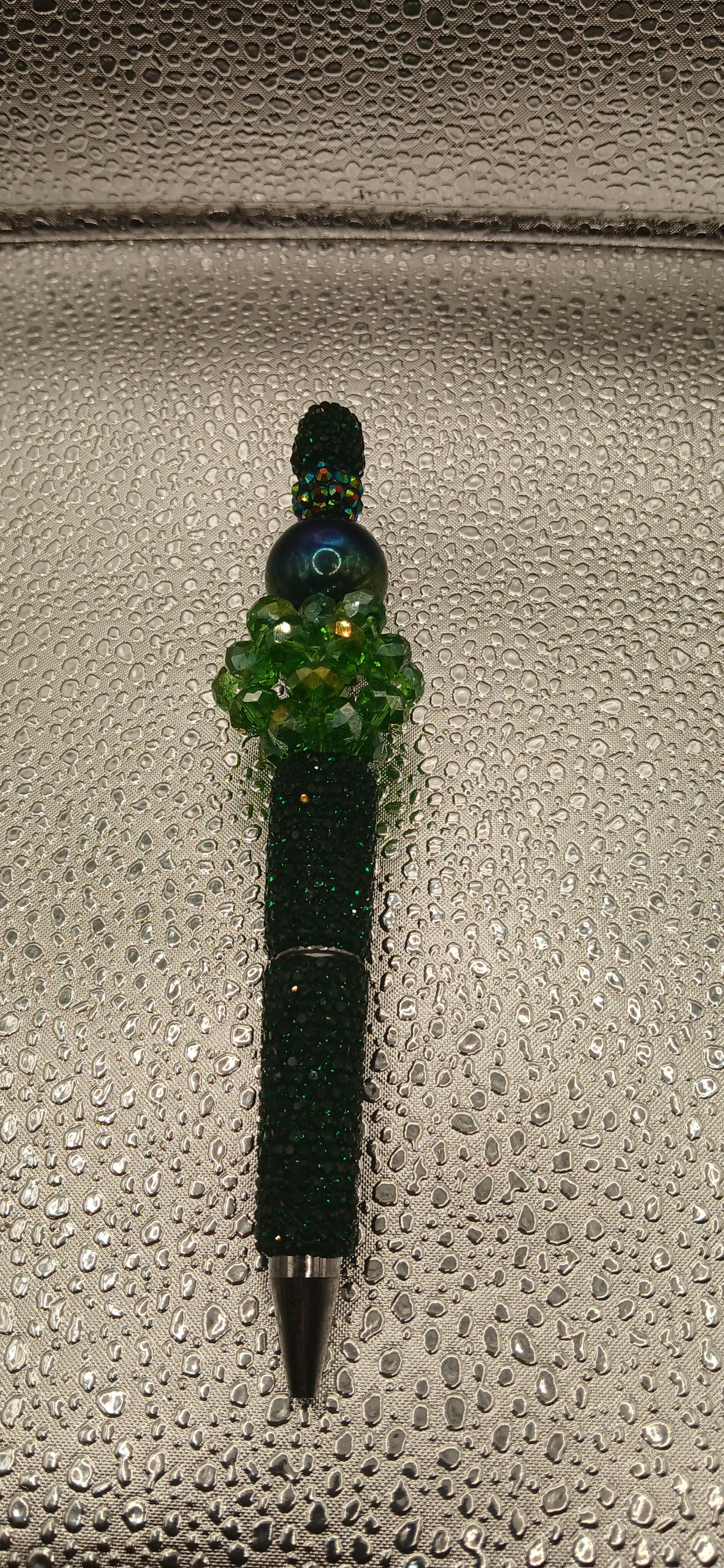 Green bling pen