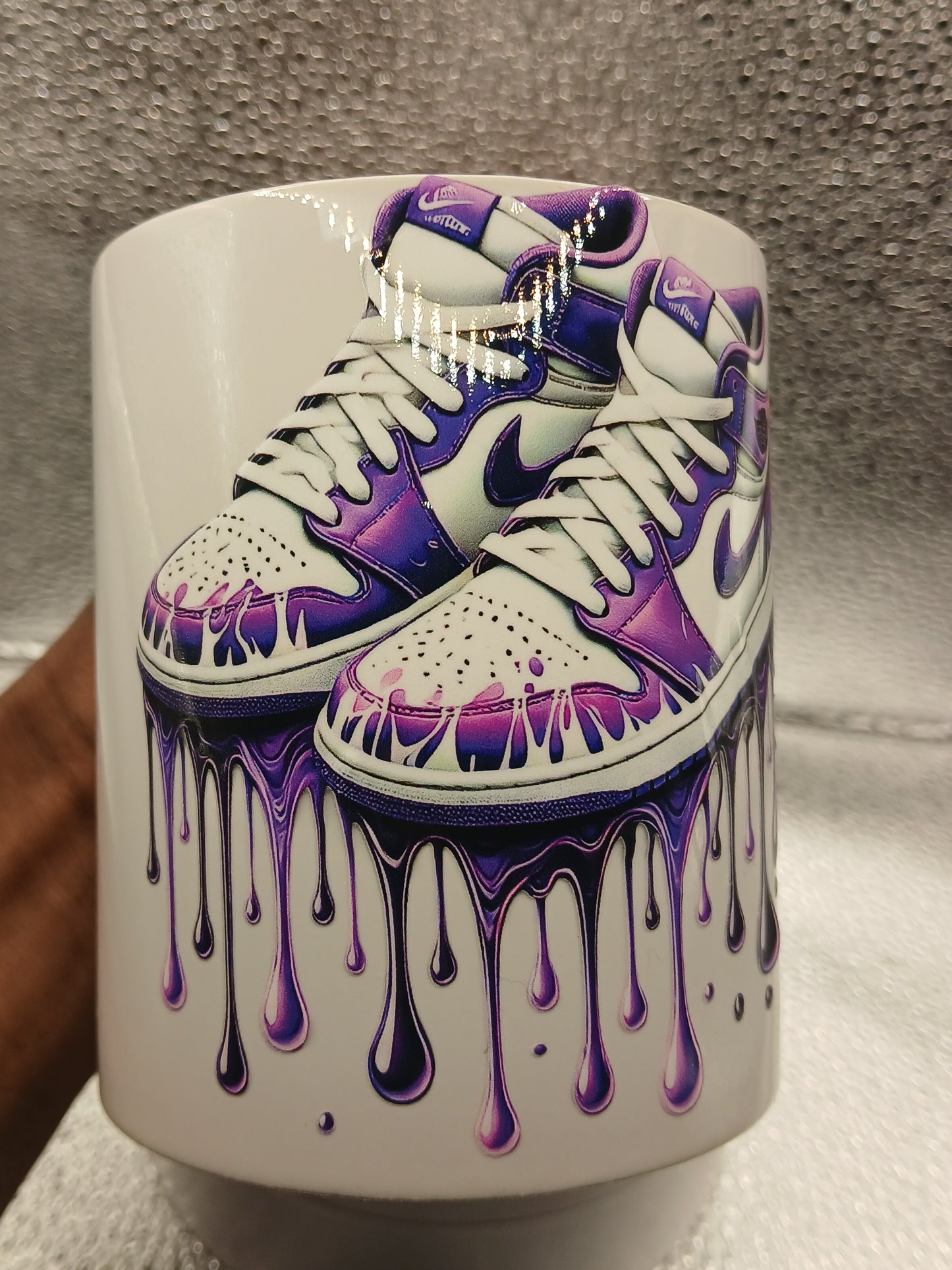 Purple N mug