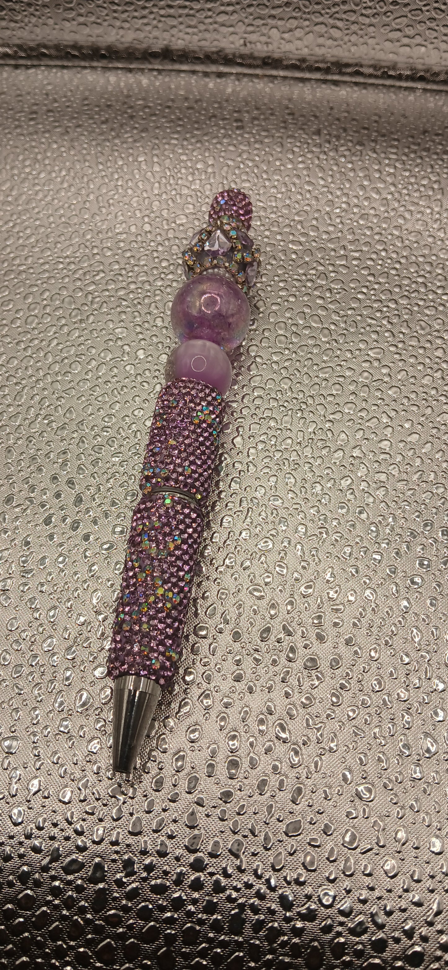 Purple bling pen