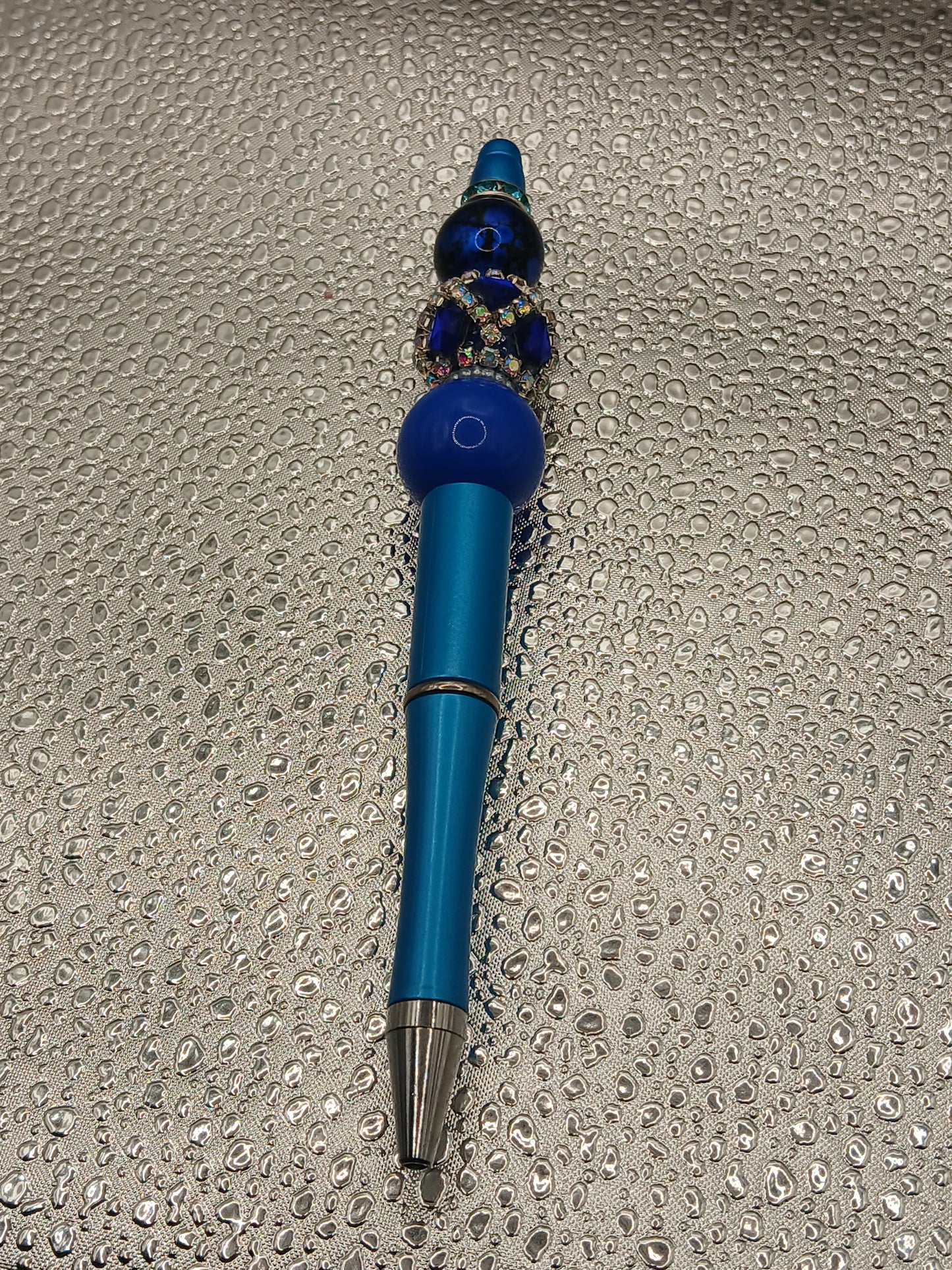 Blue Beauty beaded pen
