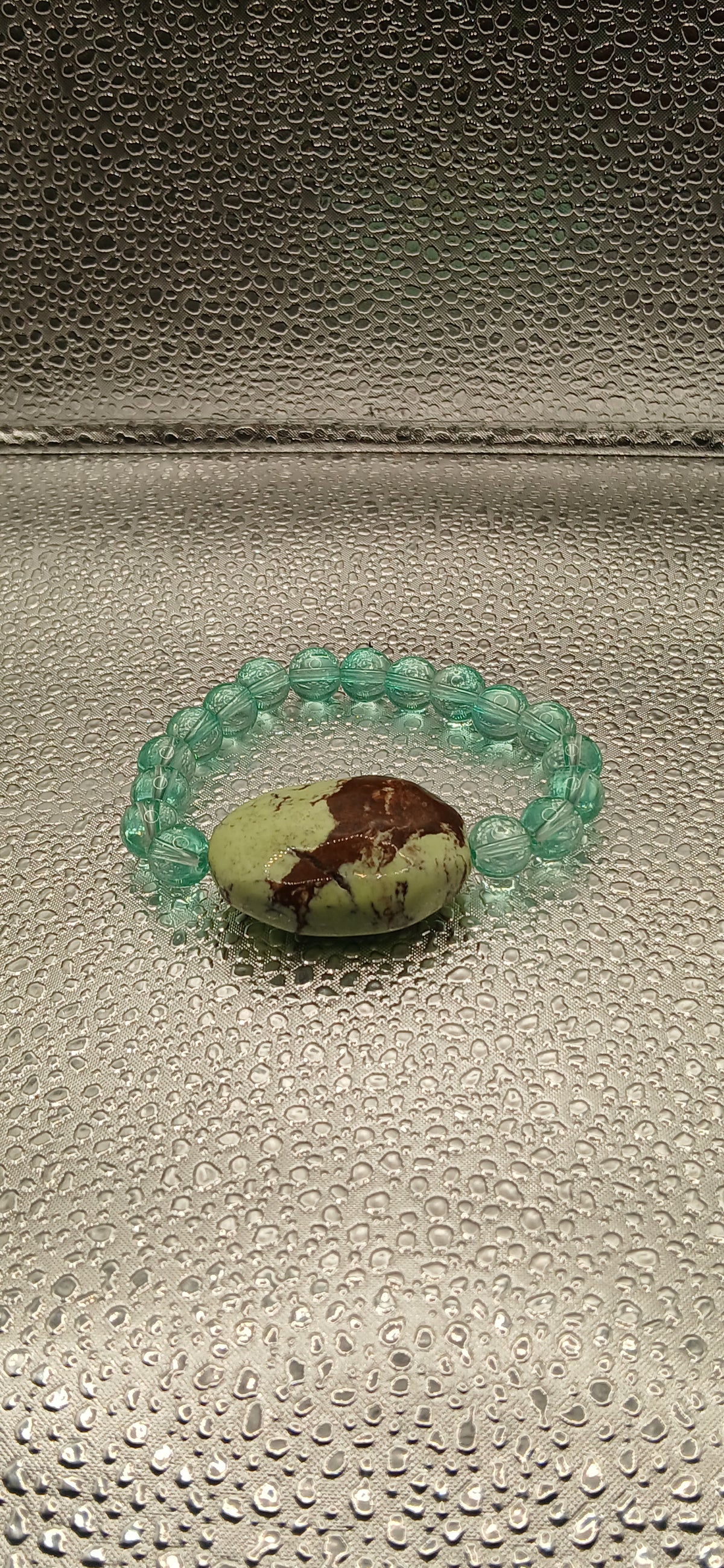 Green stone bracelet