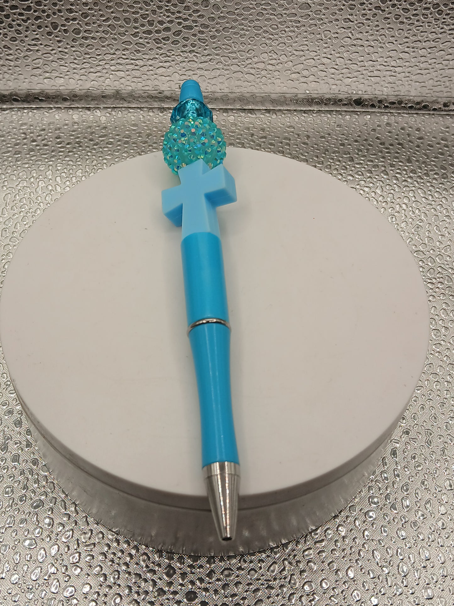 Blue light cross pen