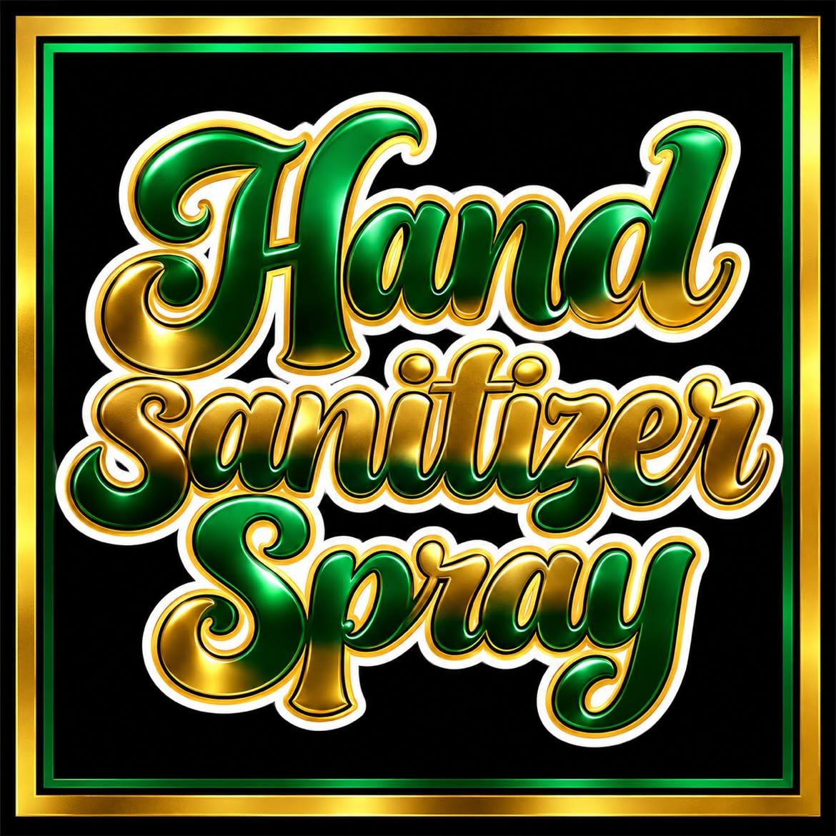 Hand sanitizer spray