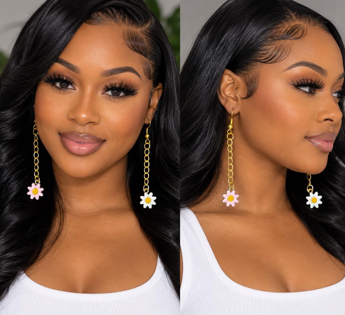 Pretry girl earrings