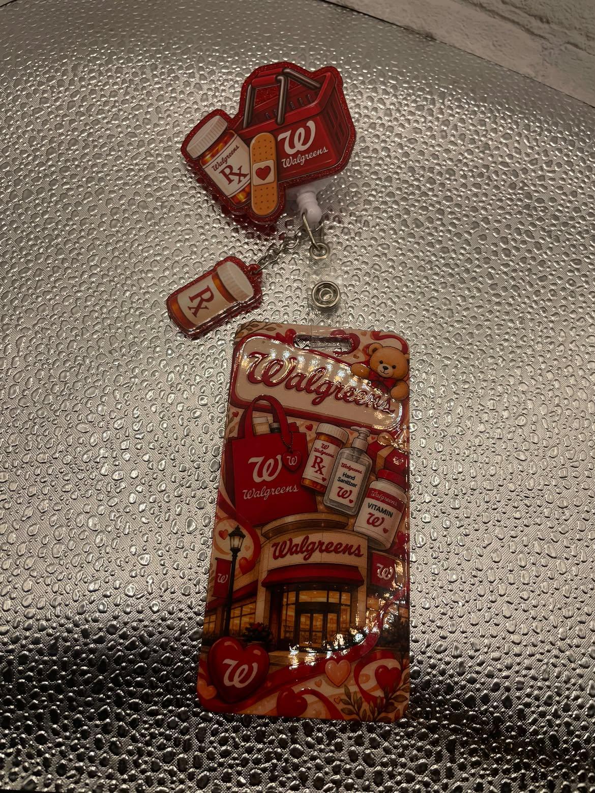 Walgreens badge reel