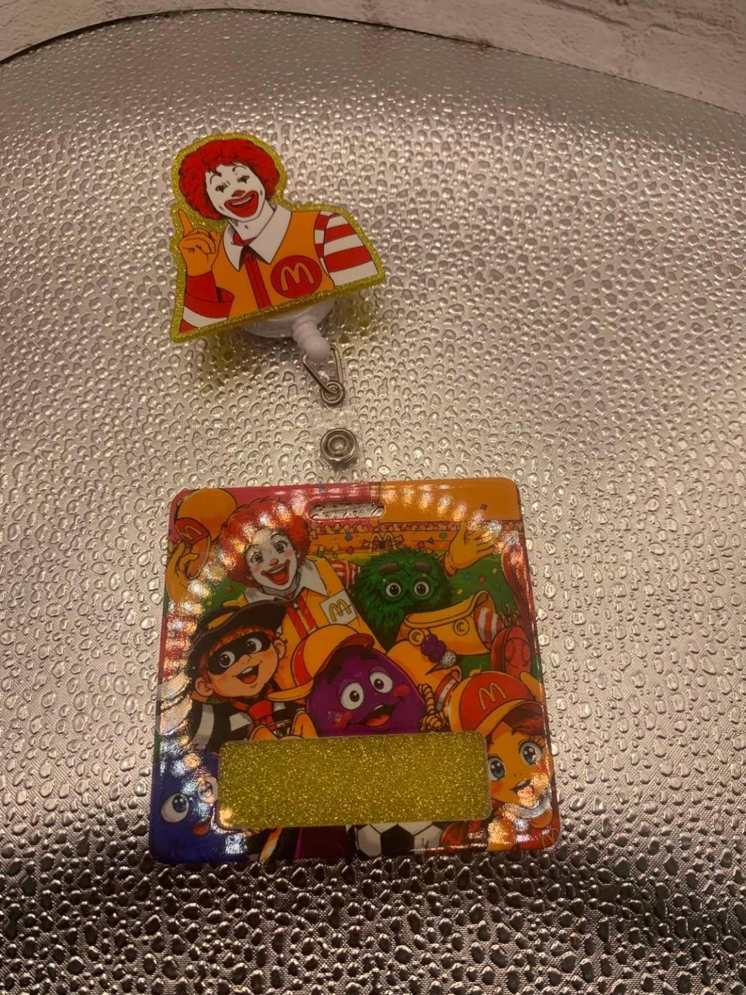 Mc D badge reel
