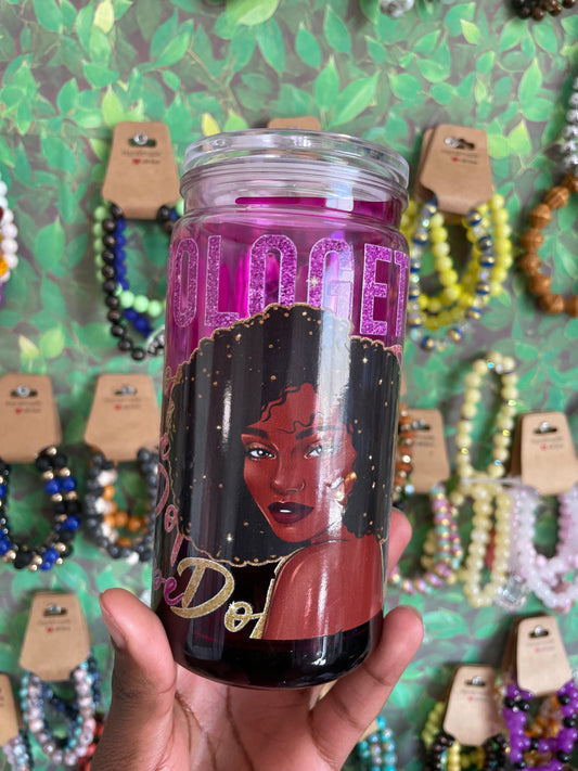 Black girl snowgoble