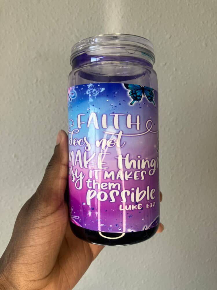 Faith does not snowgoble cup