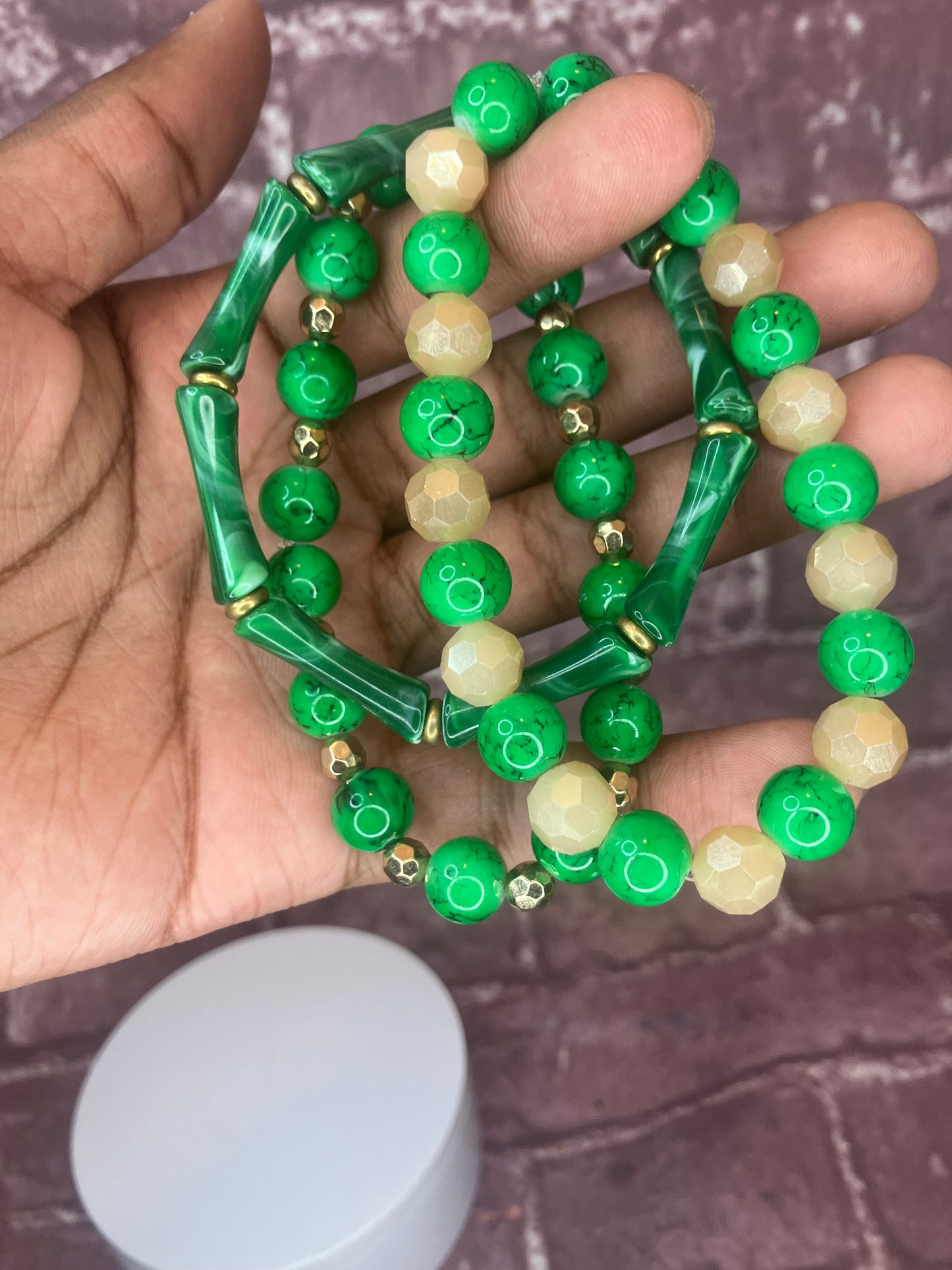 Green is Beautiful Bracelet set