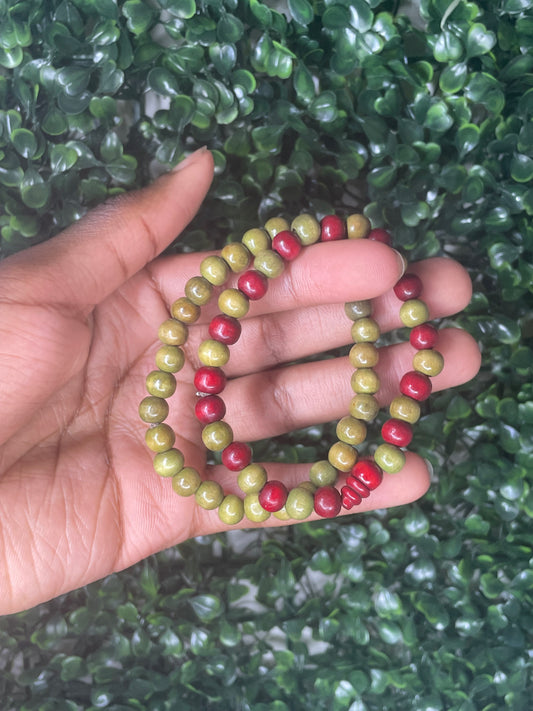 Men classy beaded bracelet set