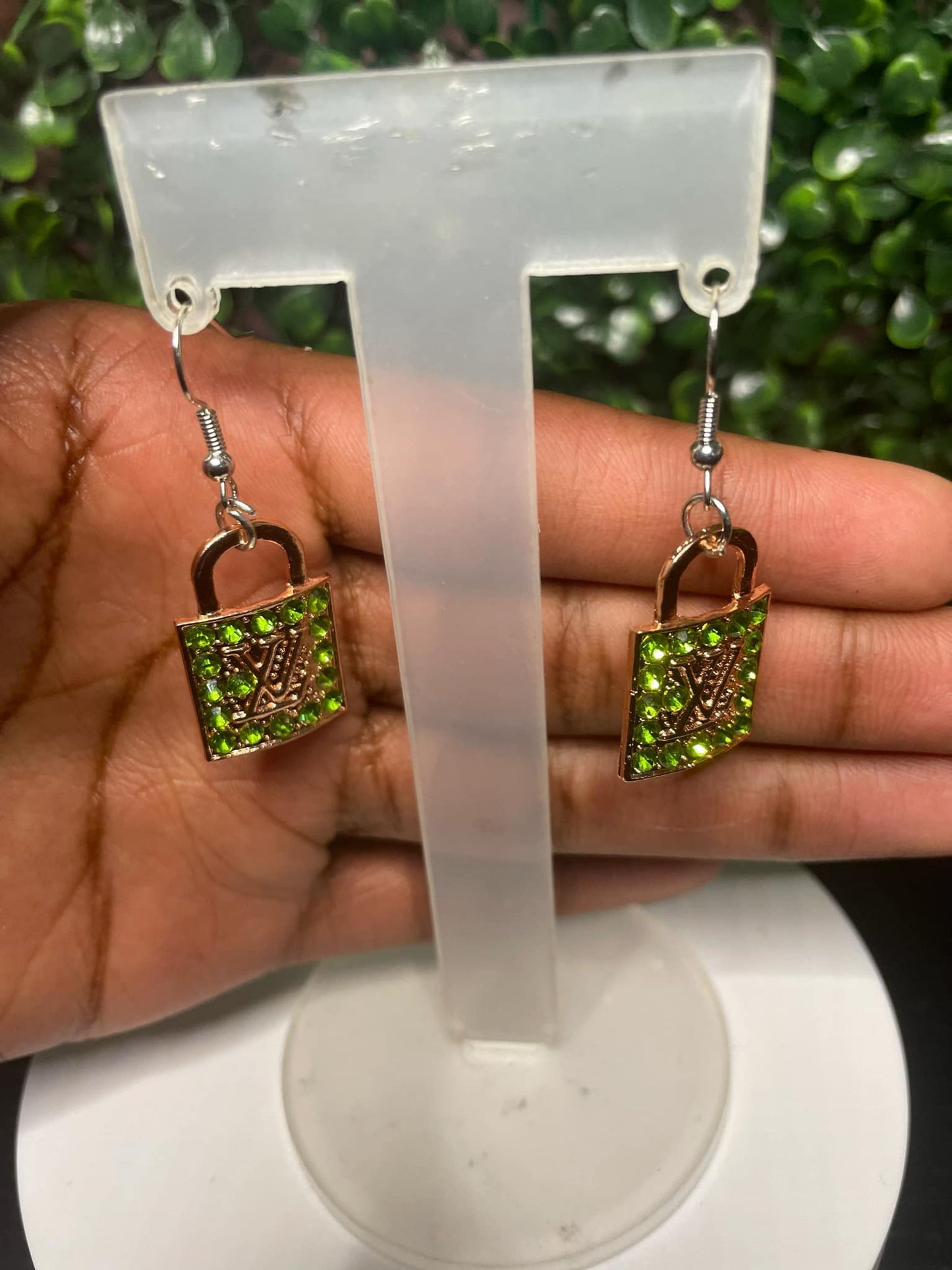 Lock earrings