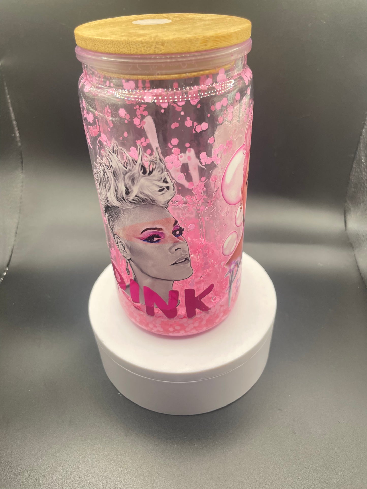 Pink summer snowgoble cup