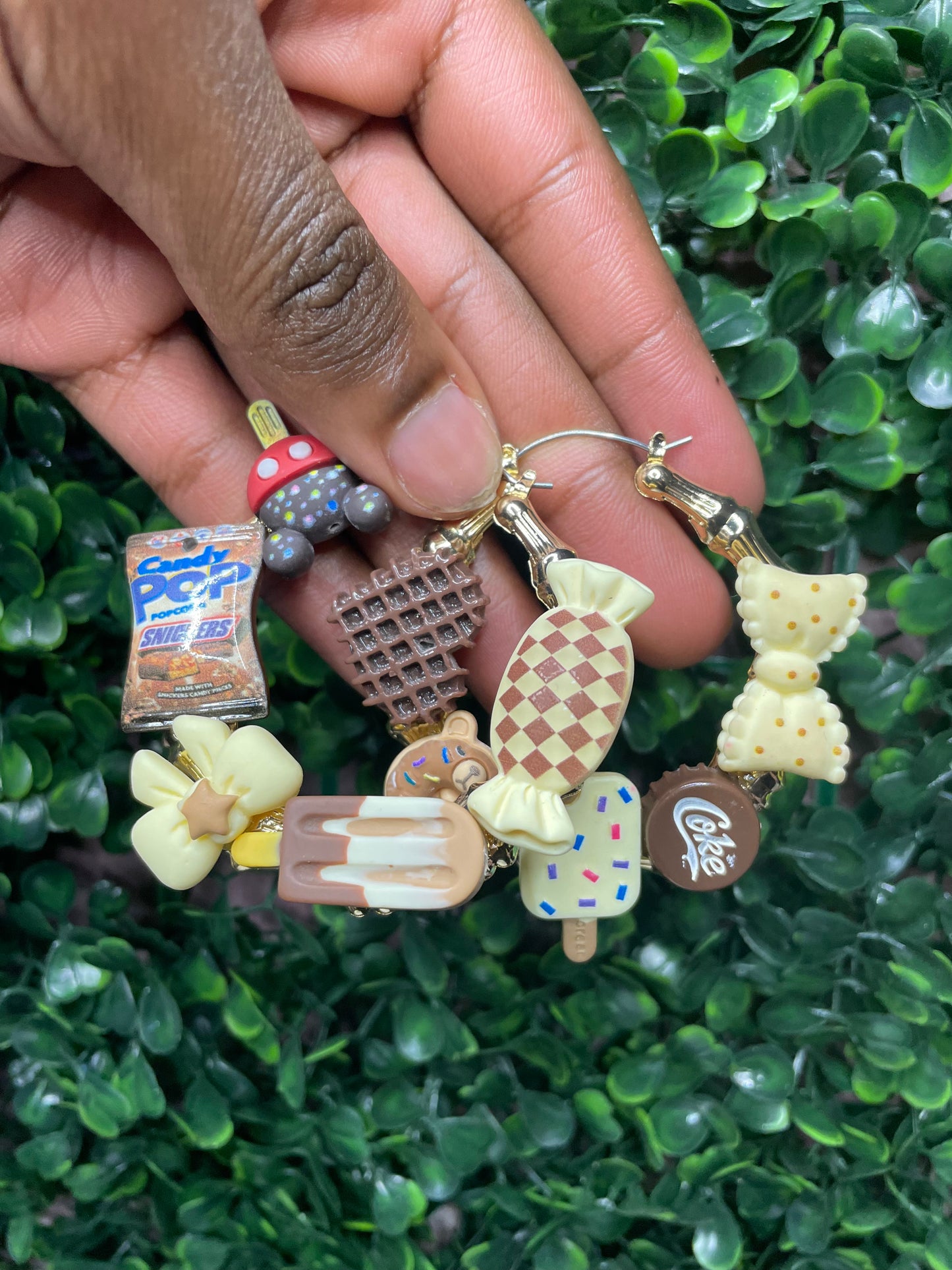 Brown suger earrings