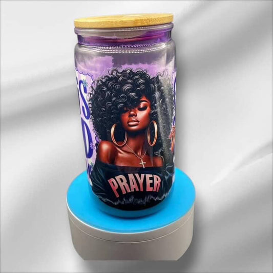 Purple prayer snowgoble cup