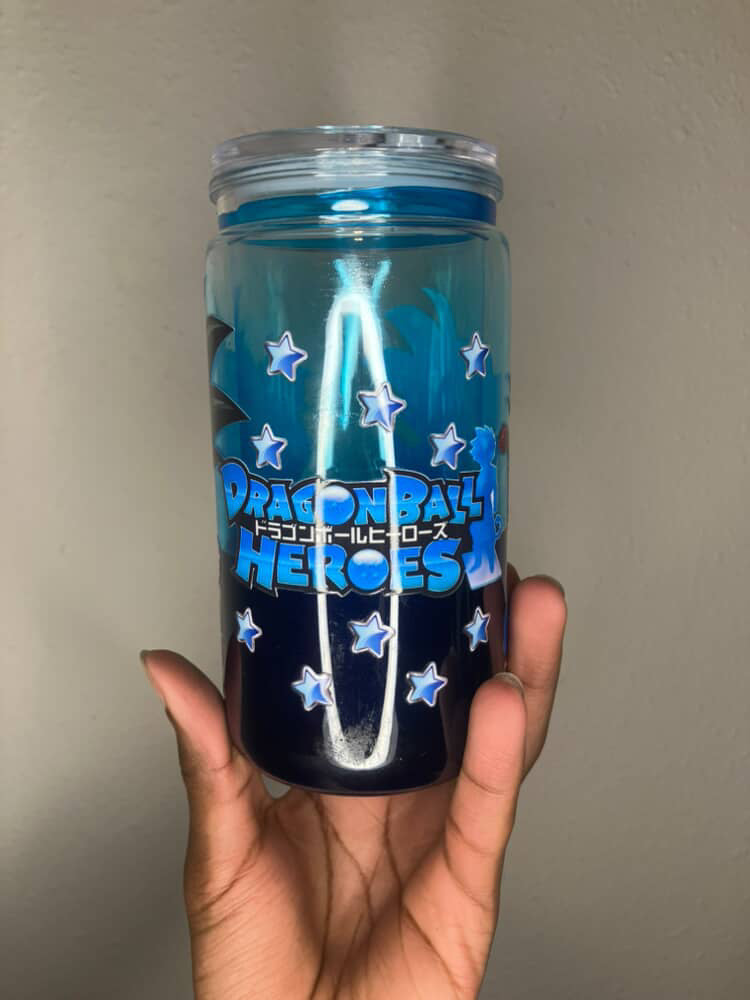 Blue guy snowgoble cup