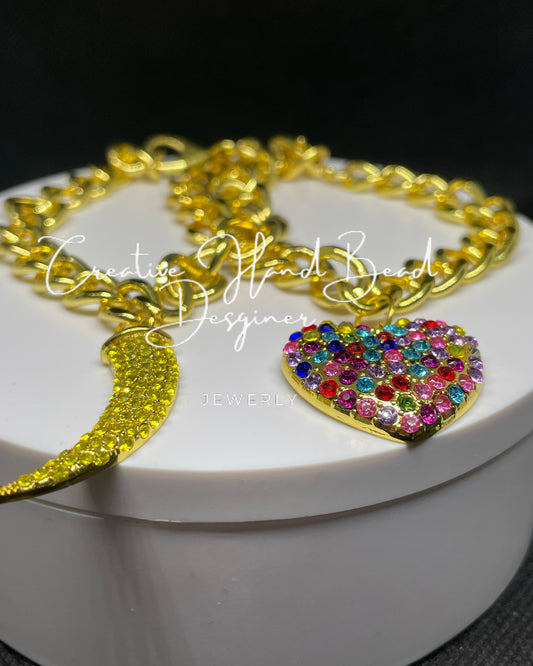 Gold chain set
