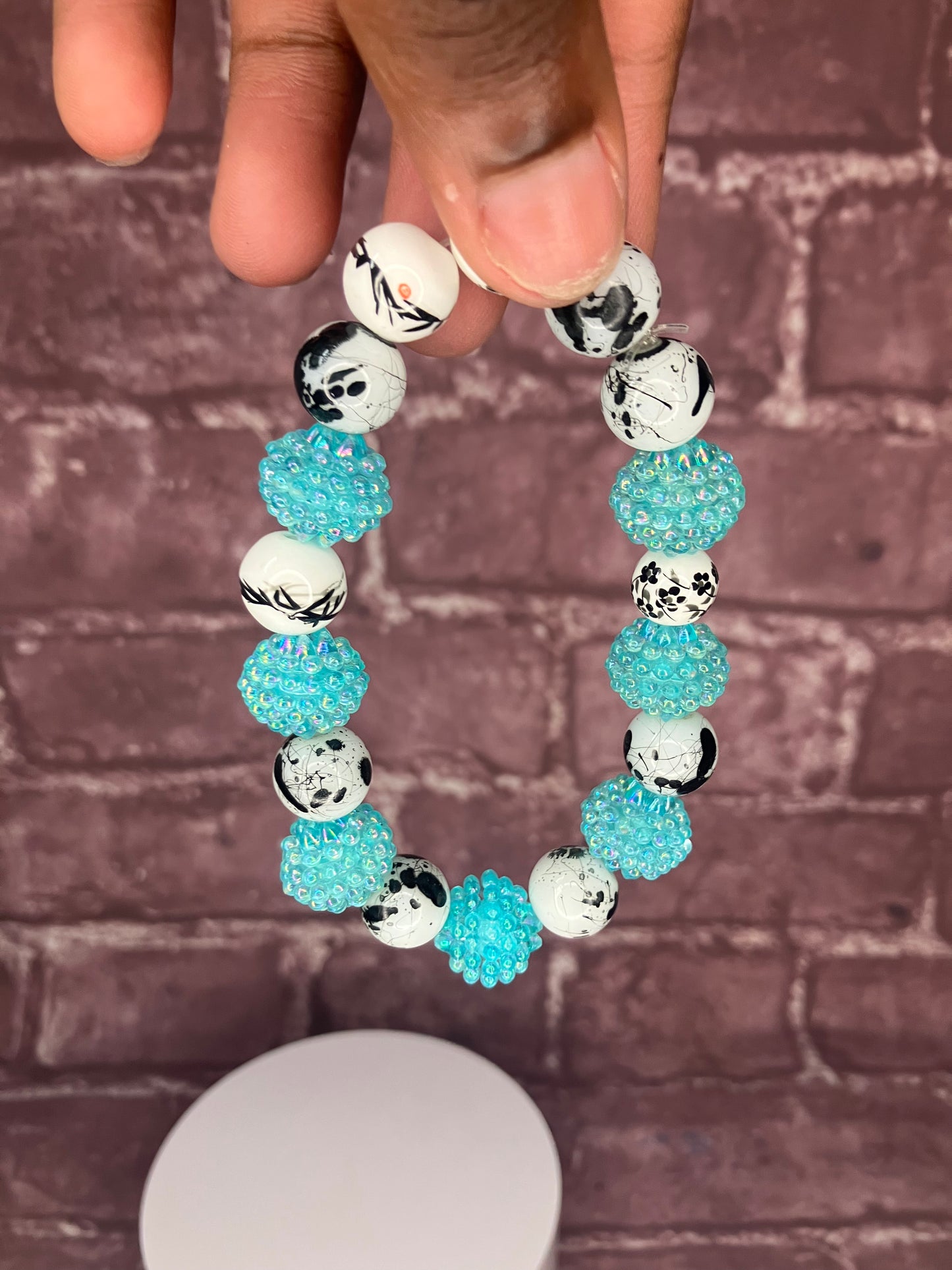 Blue is my color bracelet