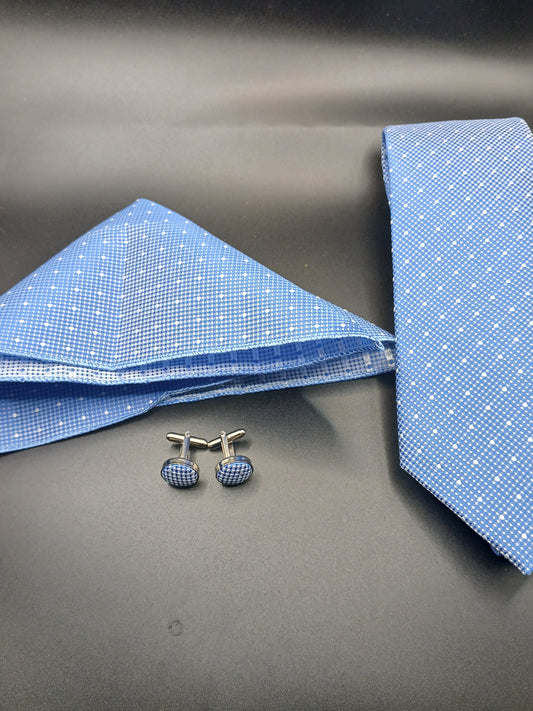Light blue tie set