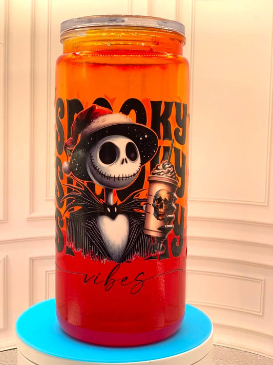 Spooky man snowgoble cup