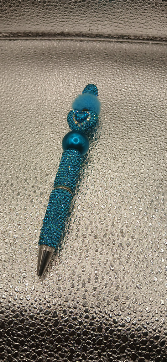 Light Blue bling pen
