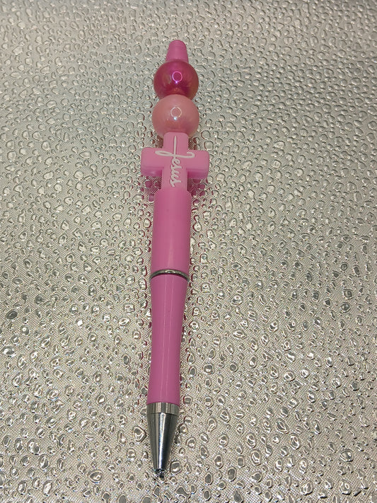 Pink Jesus pen
