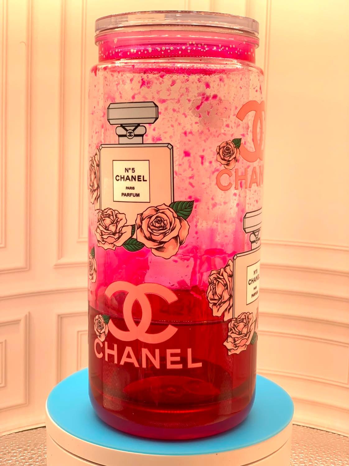 CC pink snowgoble cup