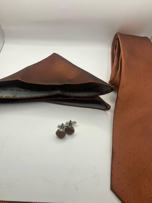 Brown tie set