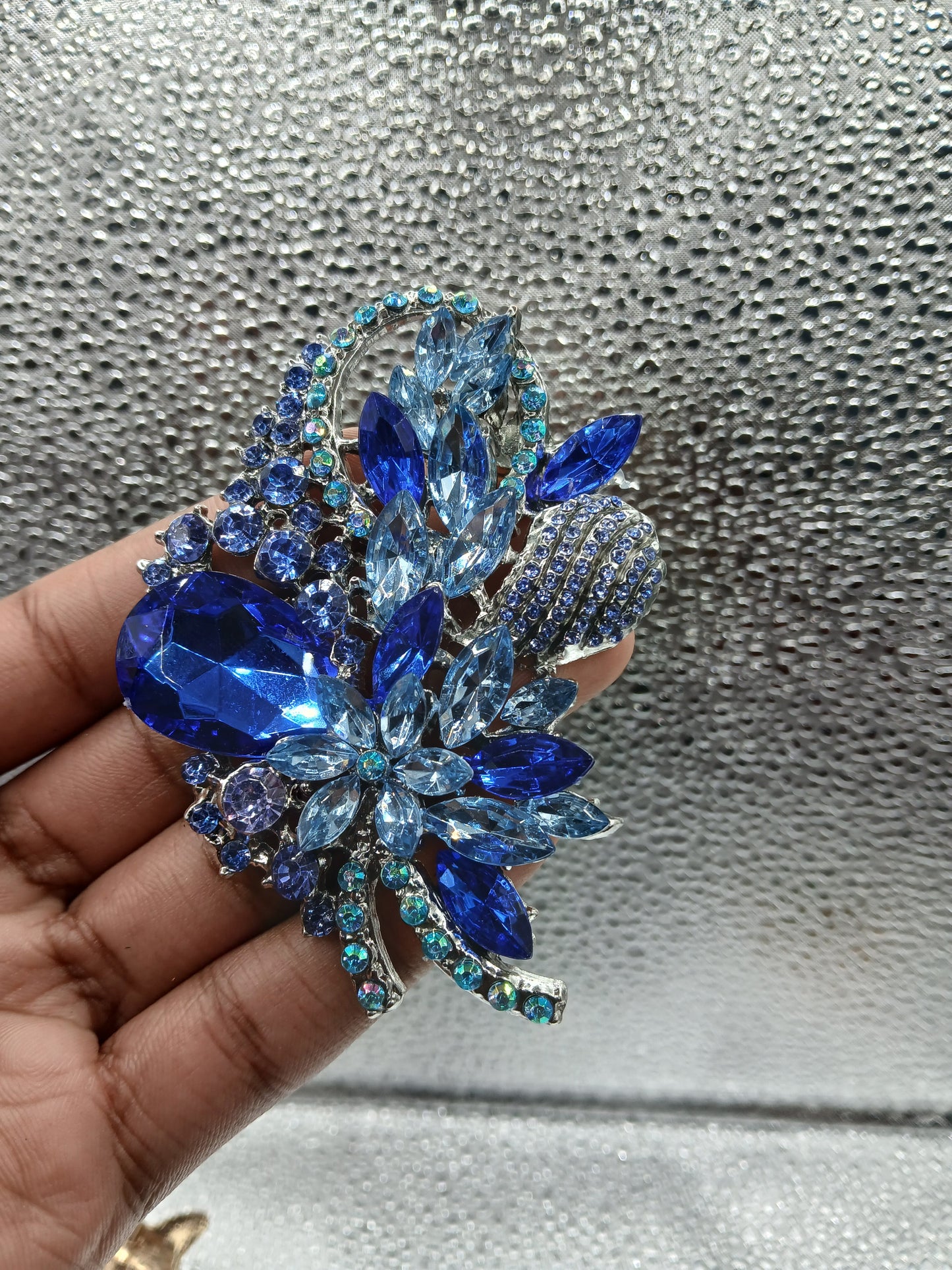 Sky Blue brooch