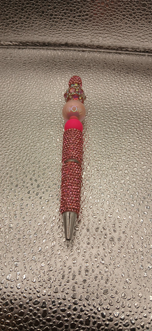 Pink bling pen
