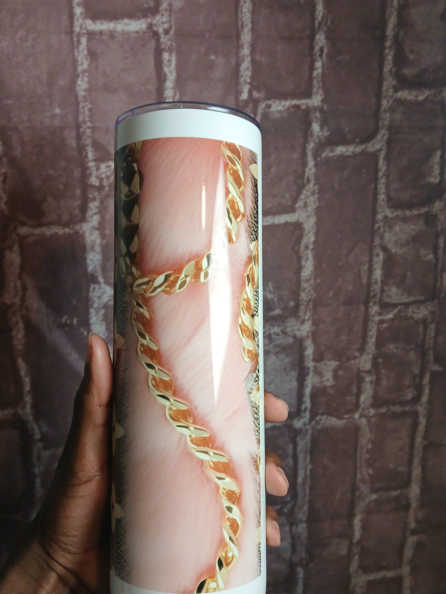 Pink pink drink ware tumbler