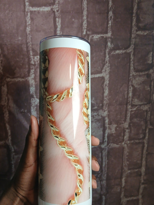Pink pink drink ware tumbler