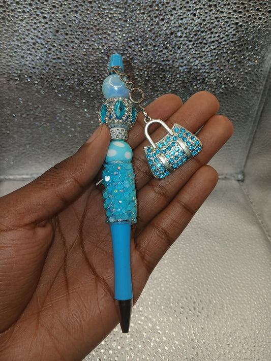 Blue purse diva