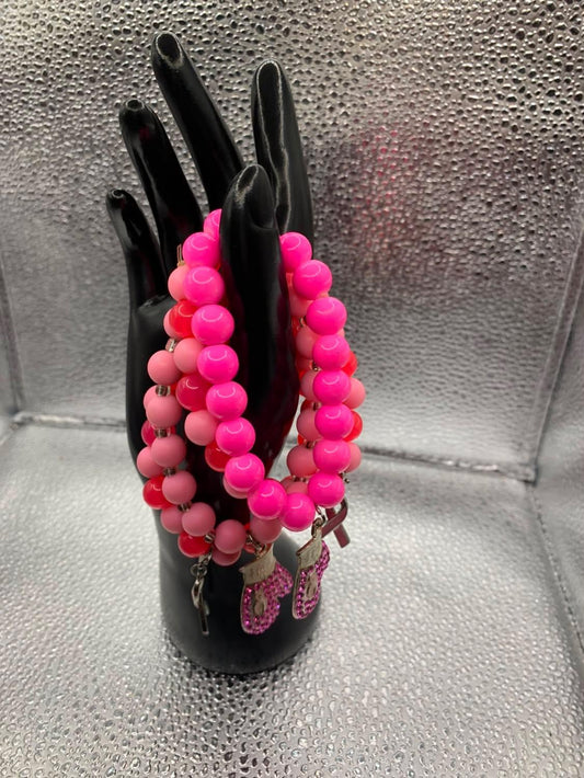 Fight with Pink bracelet